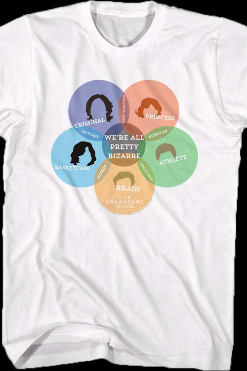 Venn Diagram Breakfast Club T-Shirtmain product image