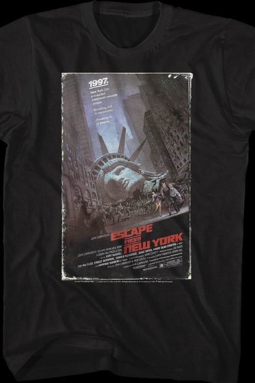 VHS Box Artwork Escape From New York T-Shirtmain product image