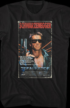 VHS Box Cover Artwork Terminator T-Shirt