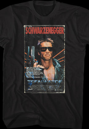 VHS Box Cover Artwork Terminator T-Shirt