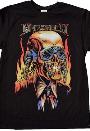 Black Vic Rattlehead Megadeth T-Shirt