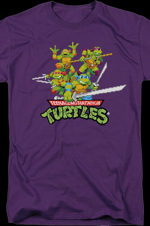 Video Game Heroes Teenage Mutant Ninja Turtles T-Shirtmain product image