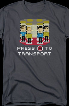 Video Game Transport Star Trek T-Shirt
