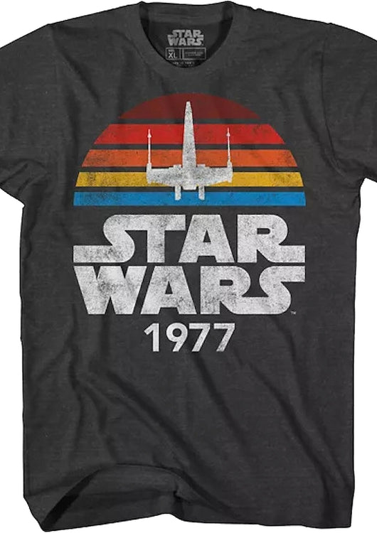 Vintage 1977 X-Wing Star Wars T-Shirt - main product image