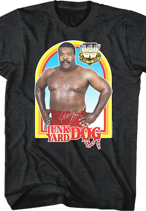 Vintage Autographed Junk Yard Dog T-Shirt