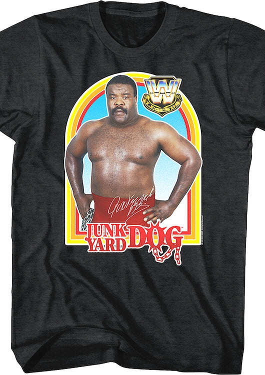 Vintage Autographed Junk Yard Dog T-Shirt - main product image