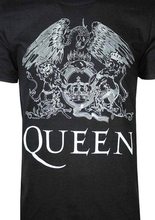 Vintage Band Crest Queen T-Shirt - main product image