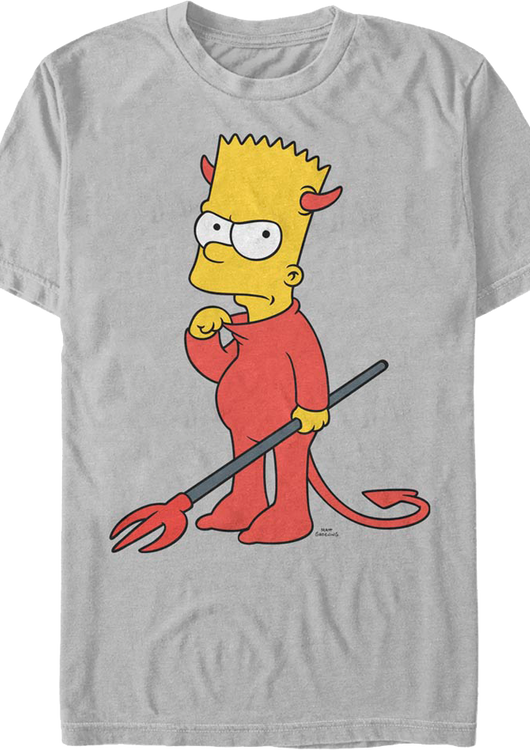 Vintage Bart's Devil Costume The Simpsons T-Shirt - main product image