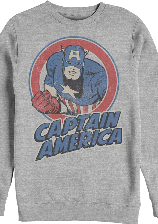Vintage Captain America Marvel Comics Sweatshirt - main product image