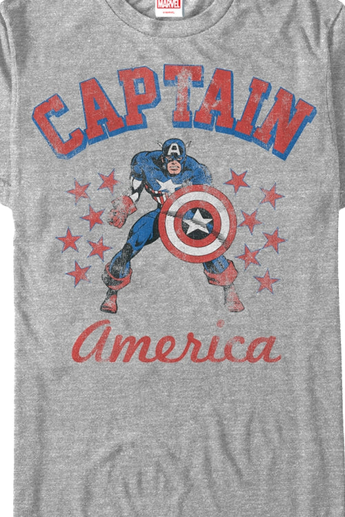 Vintage Captain America T Shirt Marvel Comics