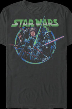 Vintage Circle Photo Star Wars T-Shirt