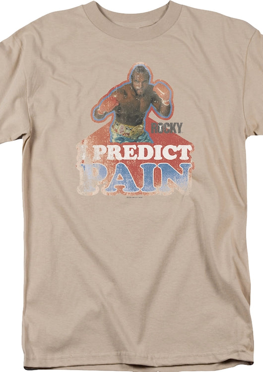 Vintage Clubber Lang I Predict Pain Rocky T-Shirt - main product image