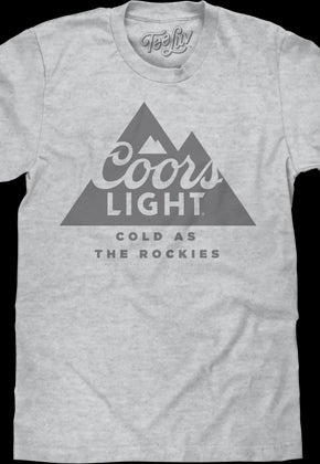 Vintage Cold As The Rockies Coors Light T-Shirt