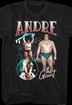 Vintage Collage Andre The Giant T-Shirt