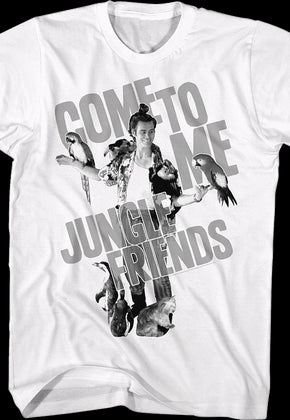 Vintage Come To Me Jungle Friends Ace Ventura T-Shirt