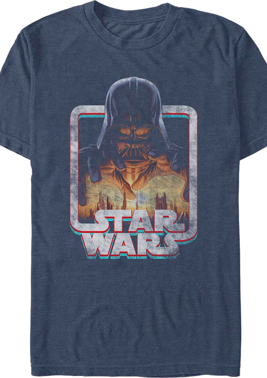 Vintage Darth Vader Frame Star Wars T-Shirt - main product image