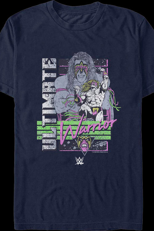 Vintage Distressed Collage Ultimate Warrior T-Shirtmain product image