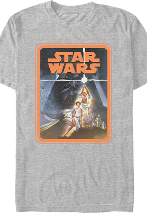 Vintage Episode IV Poster Frame Star Wars T-Shirt