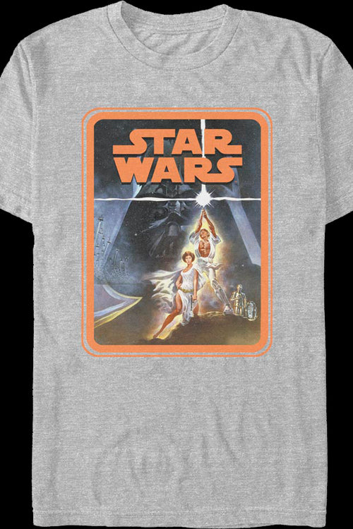 Vintage Episode IV Poster Frame Star Wars T-Shirtmain product image