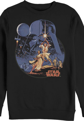 Vintage Episode IV Poster Star Wars Sweatshirt