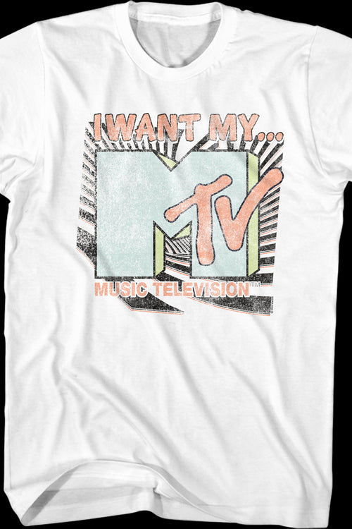 Vintage I Want My MTV Shirtmain product image
