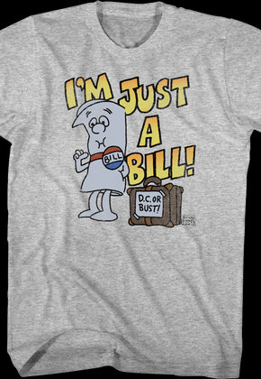 Vintage I'm Just A Bill Schoolhouse Rock T-Shirt