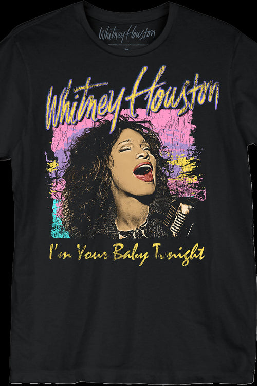Vintage I'm Your Baby Tonight Whitney Houston T-Shirtmain product image