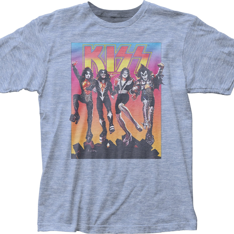 Vintage kiss shirt cheap