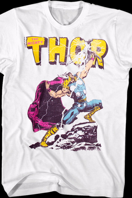 Vintage Lightning Strike Thor Marvel Comics T-Shirtmain product image