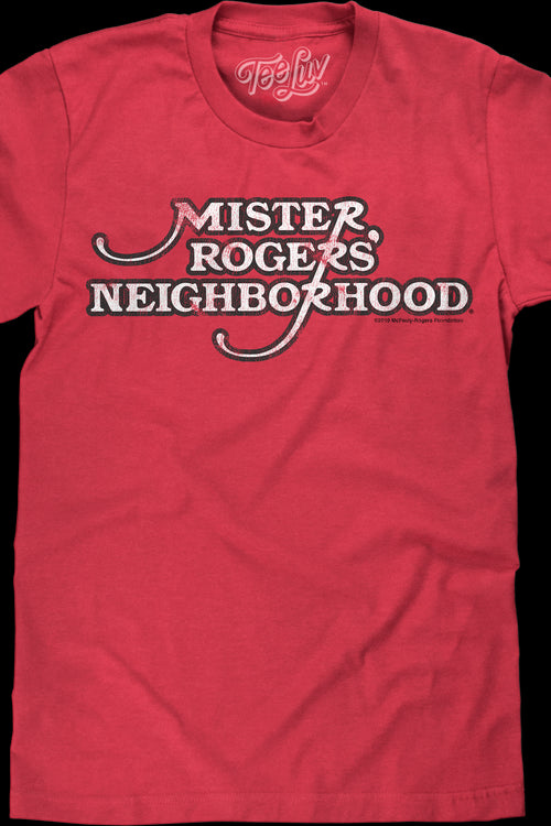 Vintage Logo Mr. Rogers T-Shirtmain product image