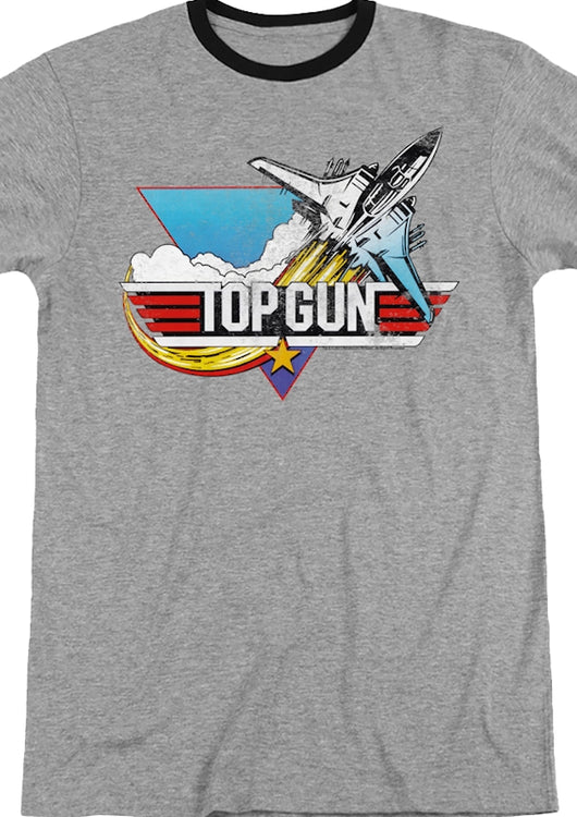 Vintage Logo Top Gun Ringer Shirt - main product image