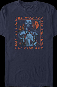 Vintage May The Force Be With You Star Wars T-Shirt