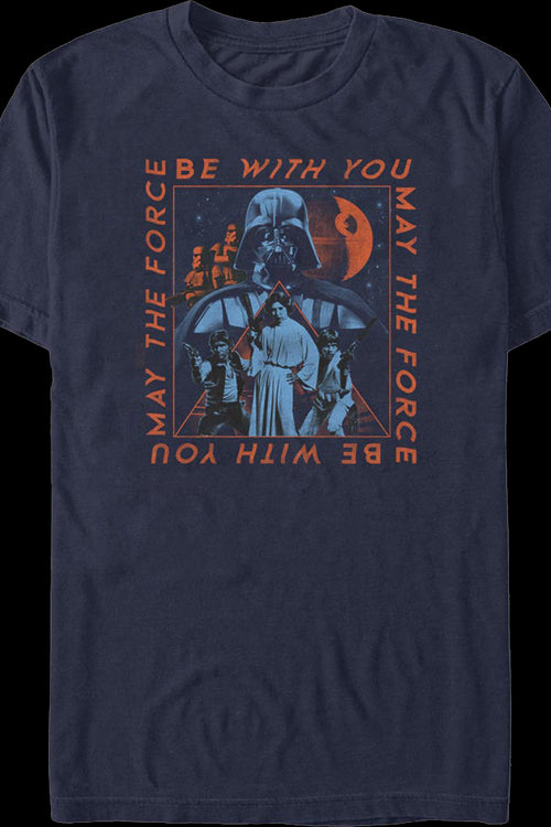 Vintage May The Force Be With You Star Wars T-Shirtmain product image