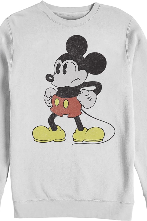 Classic Mickey Mouse Sweatshirt Vintage Disney Design Mickey Mouse