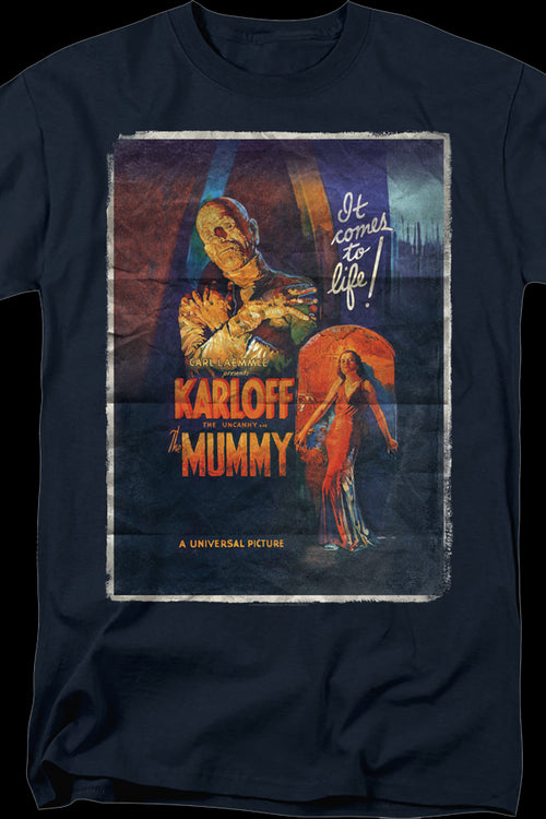 Vintage Movie Poster The Mummy T-Shirtmain product image