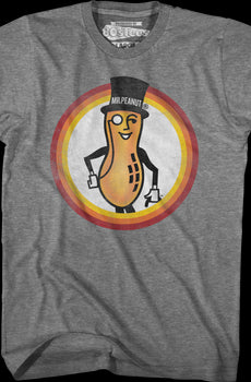 Vintage Mr. Peanut Circle Planters T-Shirt