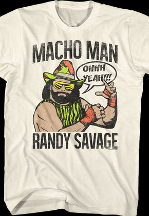 Vintage Ohhh Yeah Macho Man Randy Savage T-Shirt