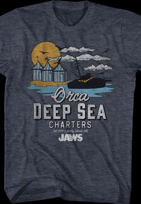 Vintage Orca Deep Sea Charters Jaws T-Shirt