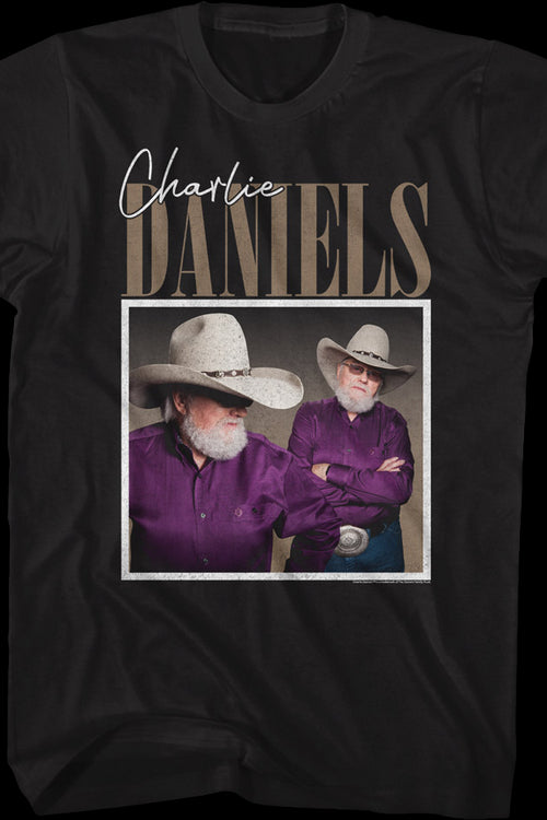 Vintage Photo Charlie Daniels T-Shirtmain product image