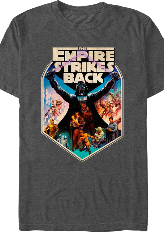 Vintage Poster Artwork The Empire Strikes Back Star Wars T-Shirt - main product image