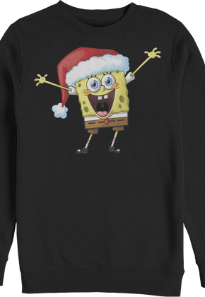 Vintage Santa Hat SpongeBob SquarePants Sweatshirt