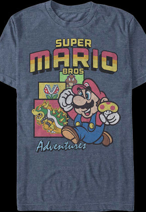 Vintage Super Mario Bros. Adventures Nintendo T-Shirt