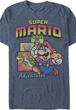 Vintage Super Mario Bros. Adventures Nintendo T-Shirt