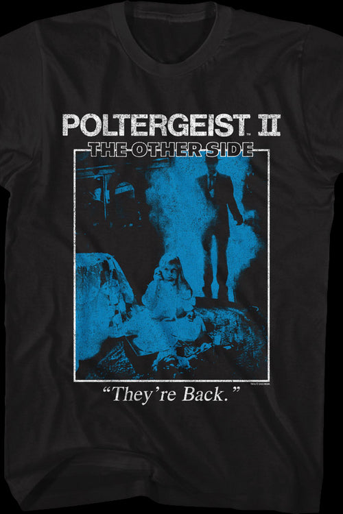 Vintage They're Back Poster Poltergeist II T-Shirtmain product image