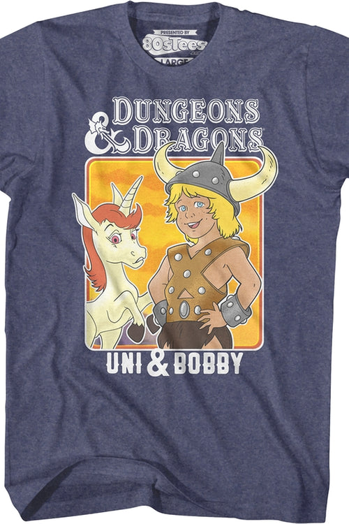Blue Heather Uni & Bobby Dungeons & Dragons T-Shirtmain product image