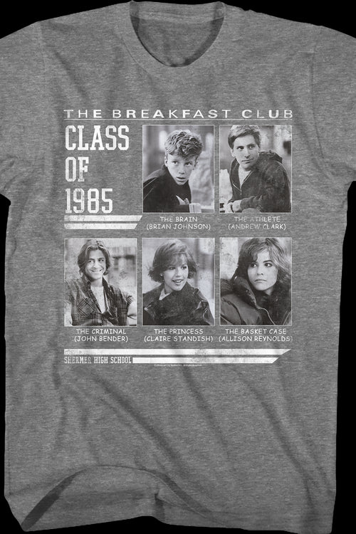 Vintage Yearbook Class of 1985 Breakfast Club T-Shirtmain product image