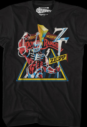 Vintage Zedd Poster Mighty Morphin Power Rangers T-Shirt