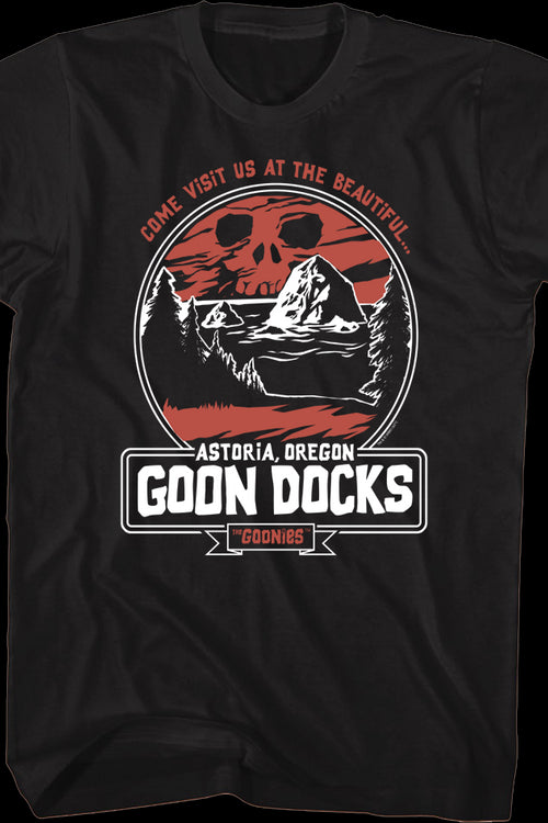 Visit Us At The Beautiful Goon Docks Goonies T-Shirtmain product image