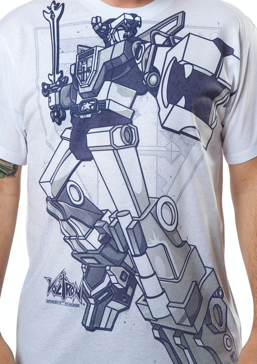 Voltron Sketch Sublimation Shirt - main product image