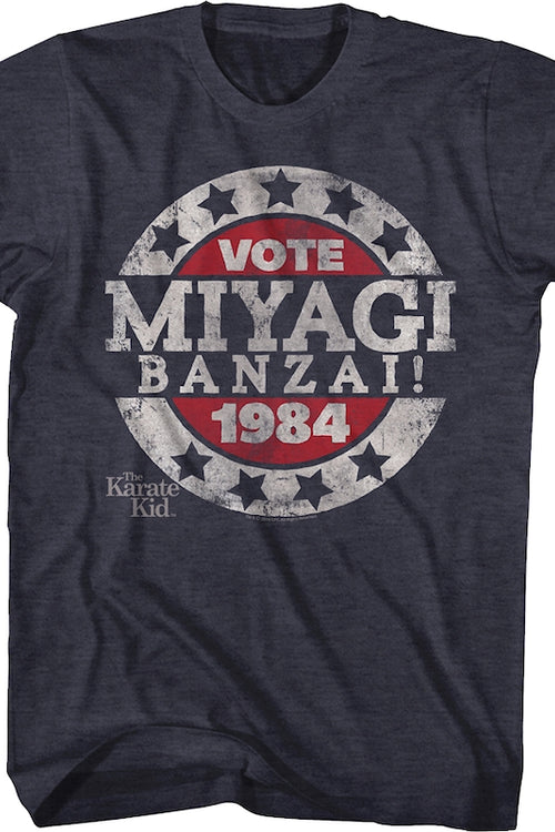 Vote Miyagi Karate Kid T-Shirtmain product image